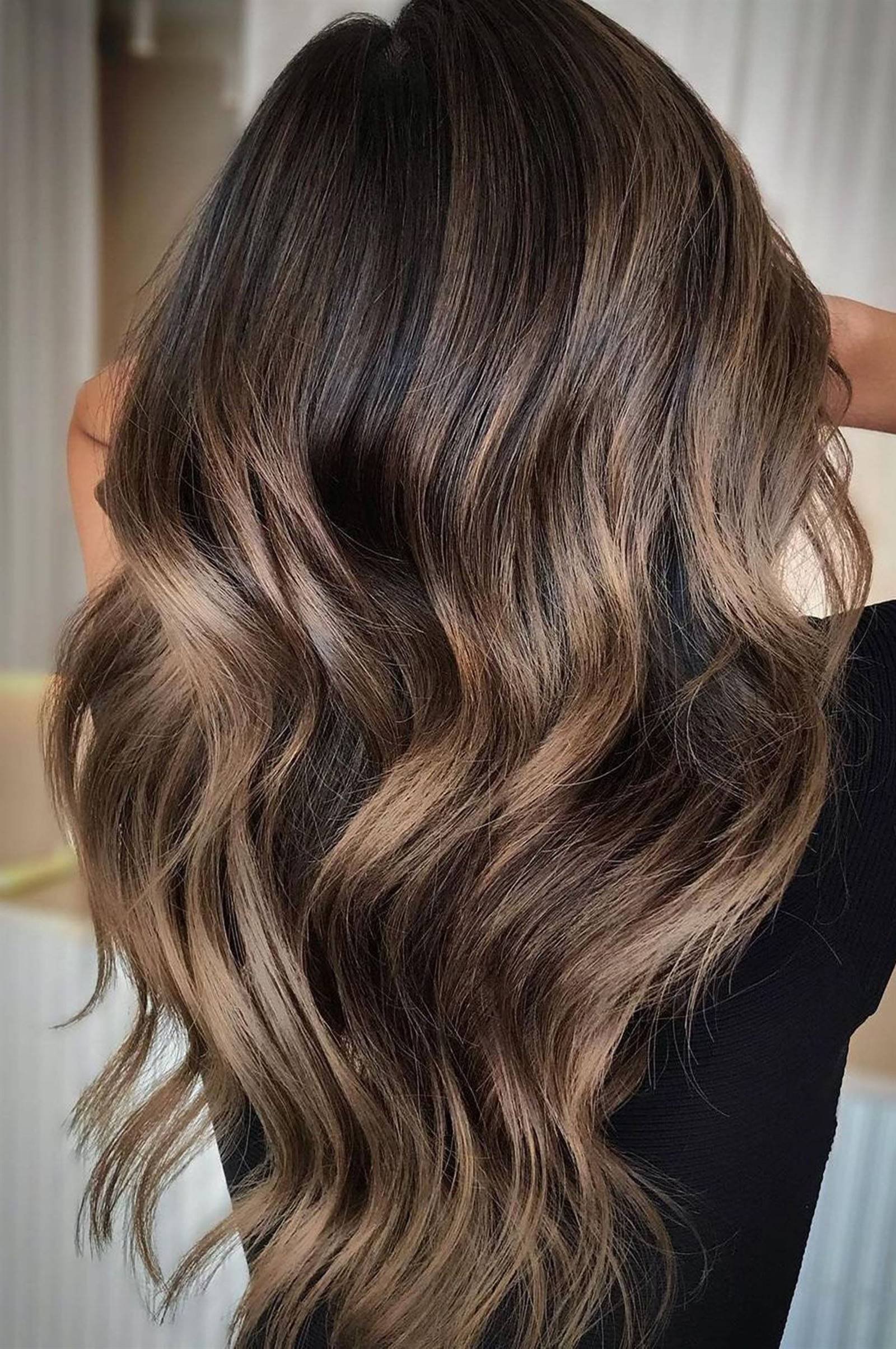 blonde brunette hair