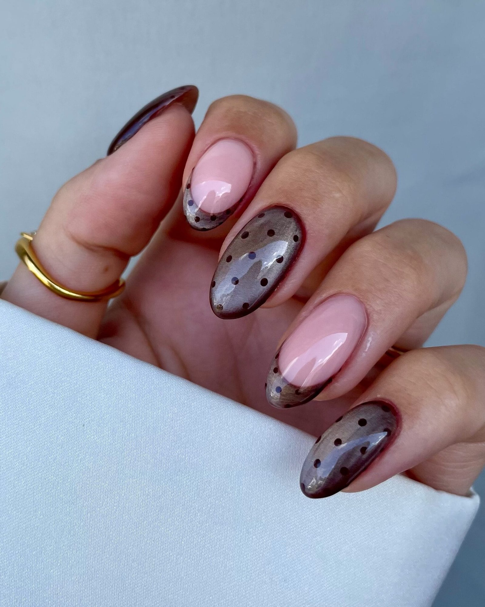fall polka dot