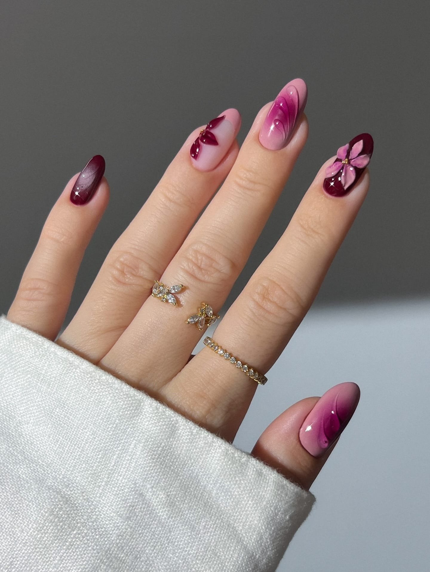 fall aura nails