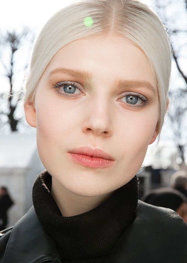 icy blonde hair