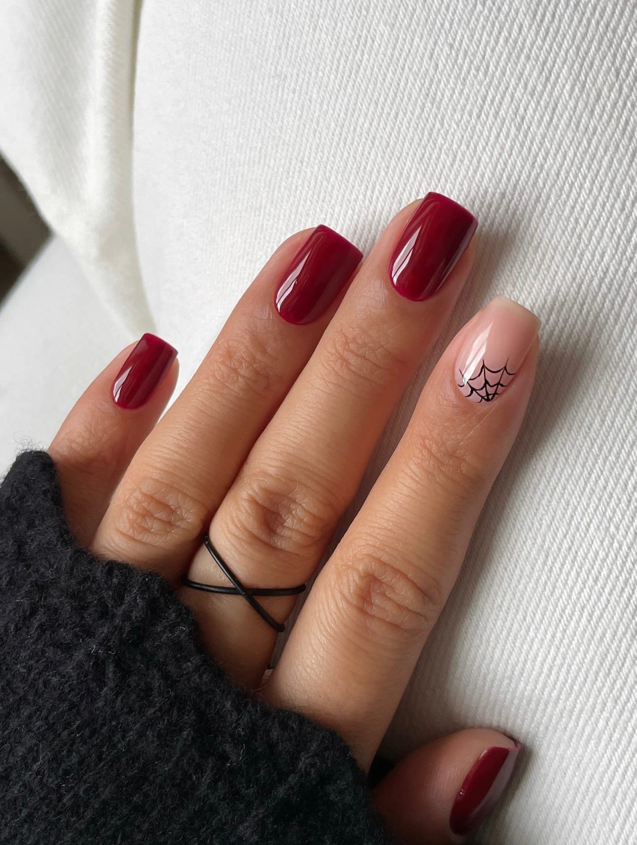 short halloween nails