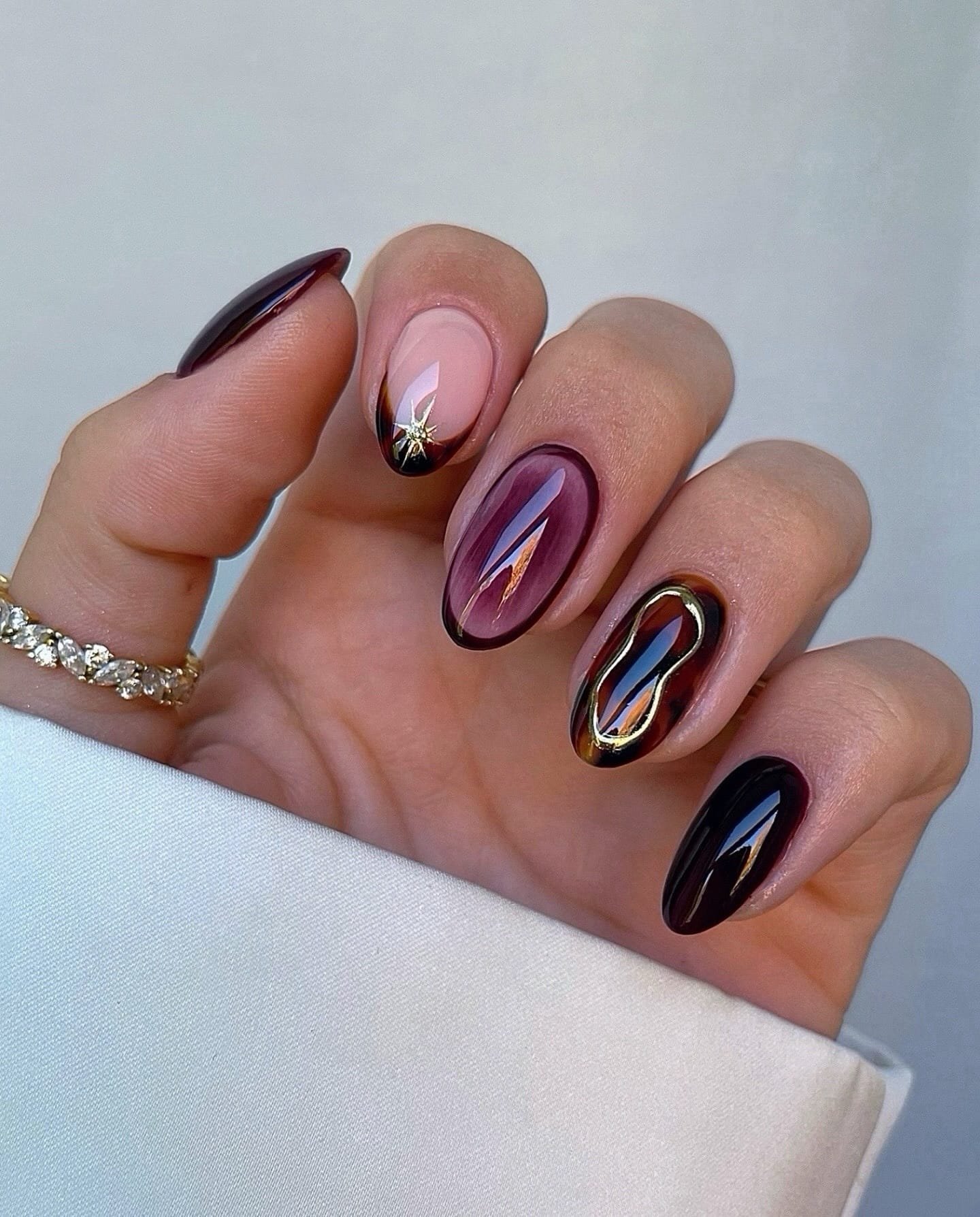 classy fall nails