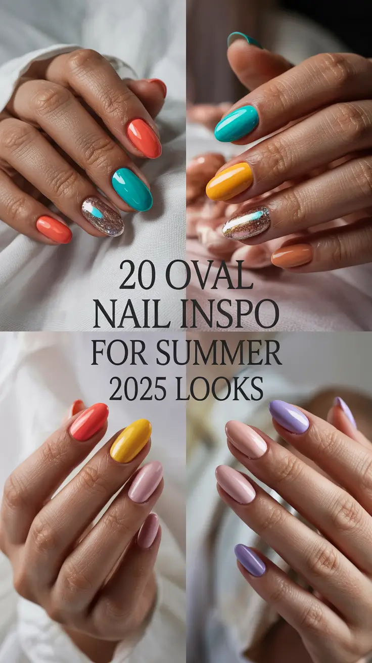 oval nail inspo