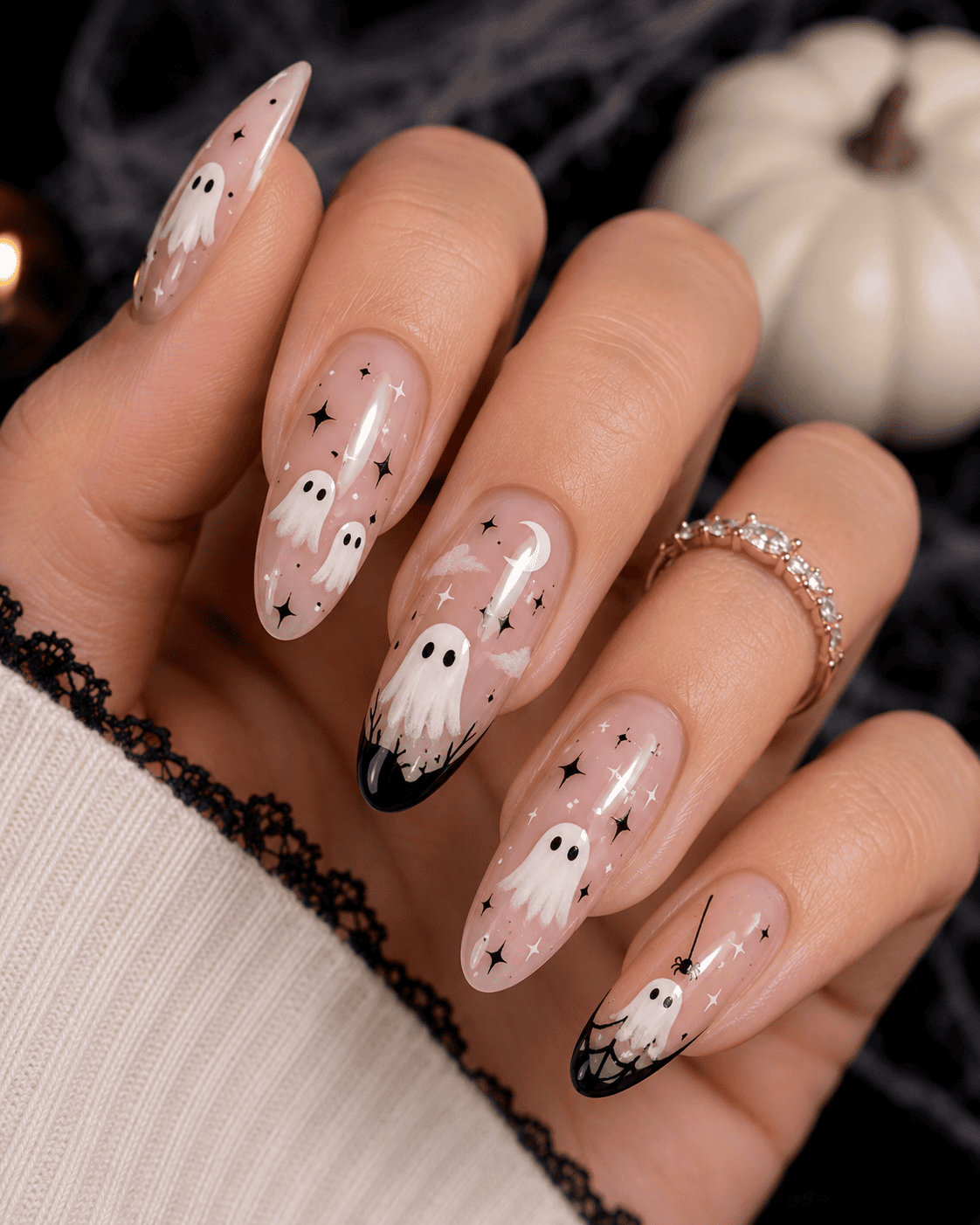 cute halloween nail