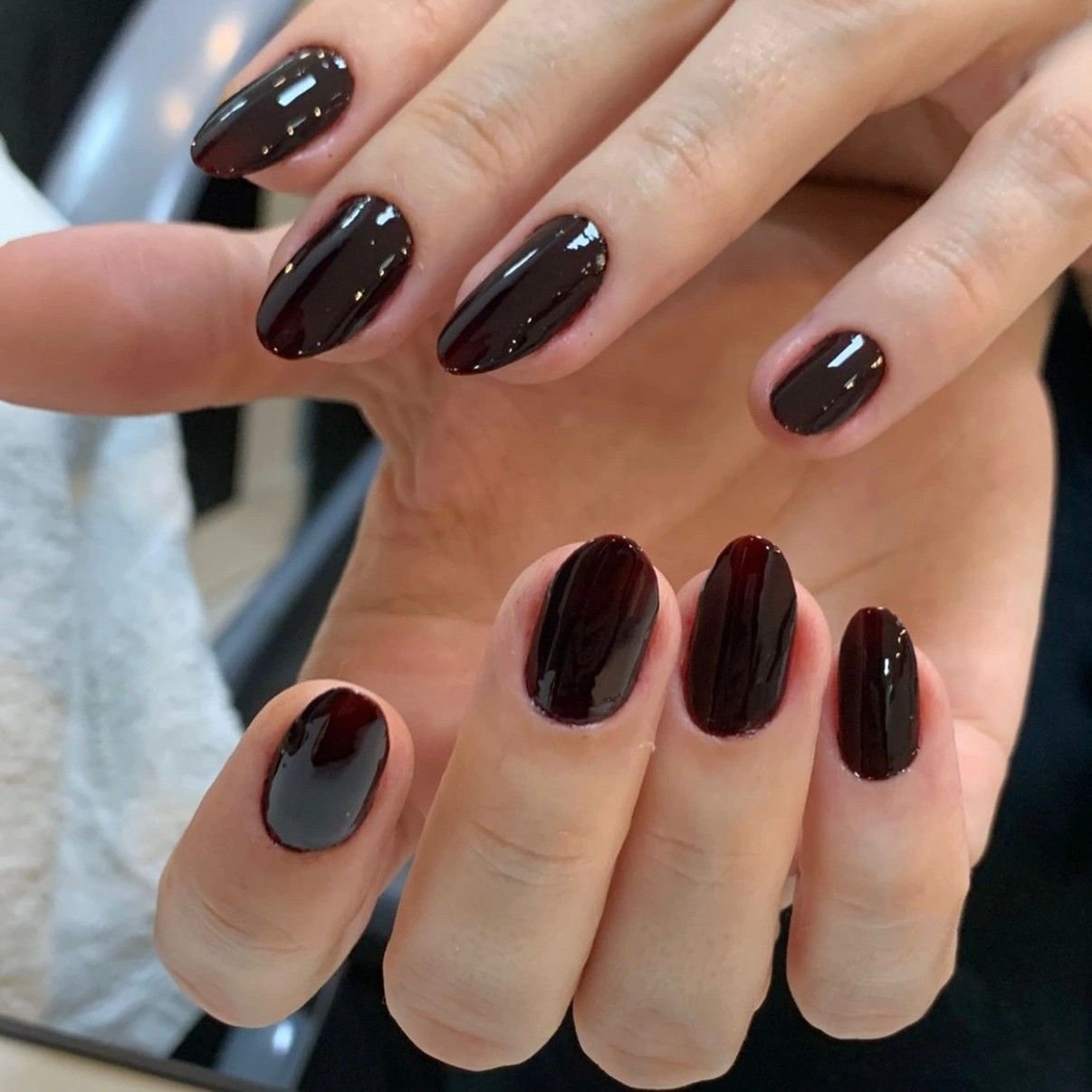 black cherry nails