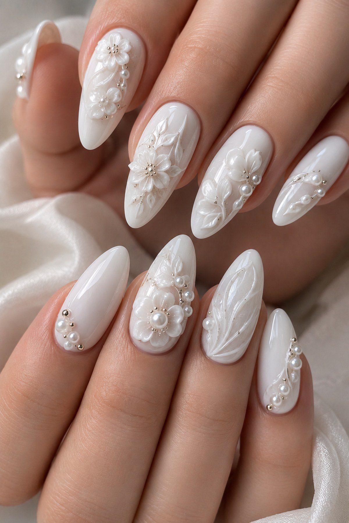 corsagematching nail ideas