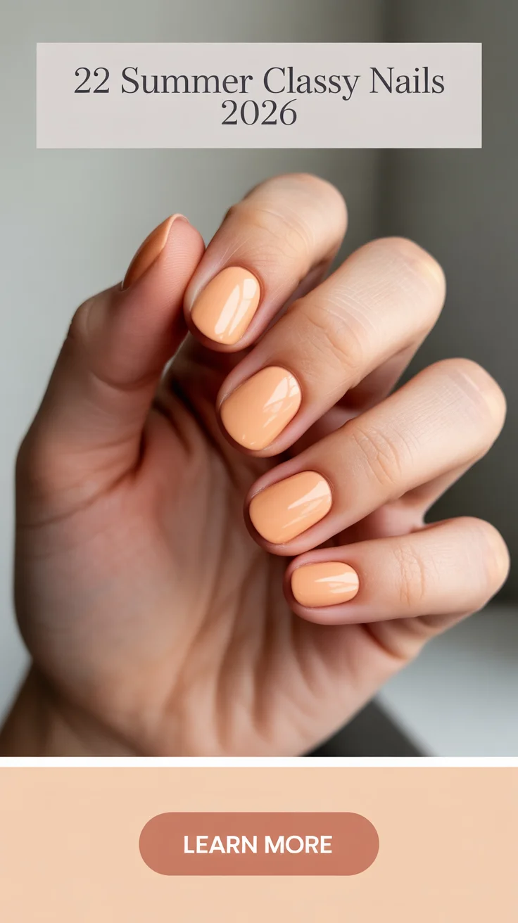 summer classy nails