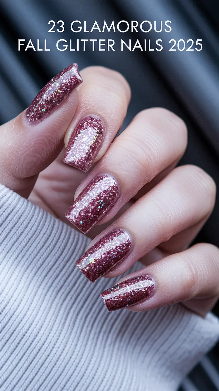 glamorous fall glitter