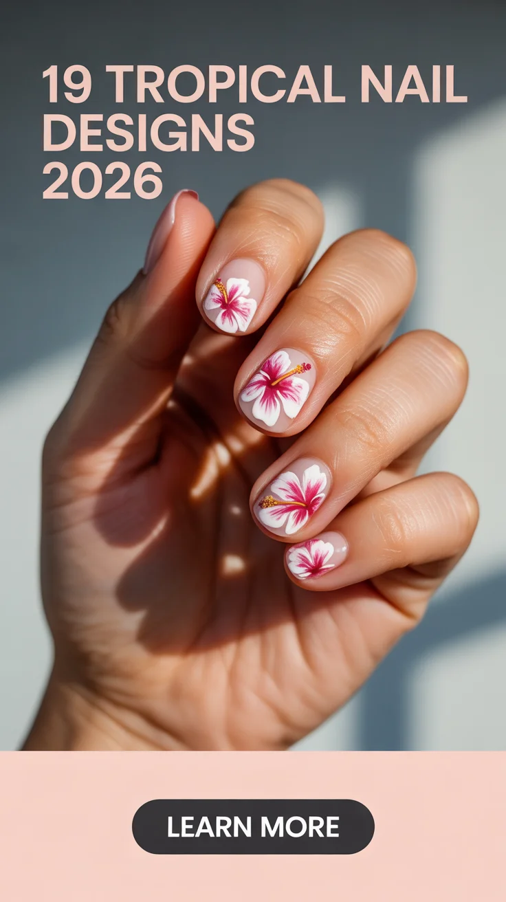 tropical nail designs