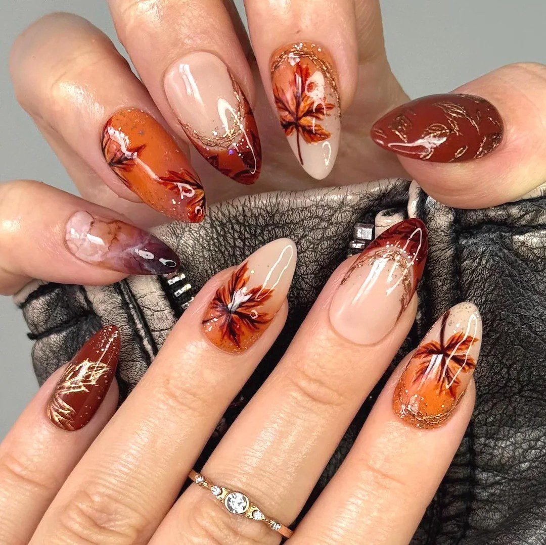 october nail designs