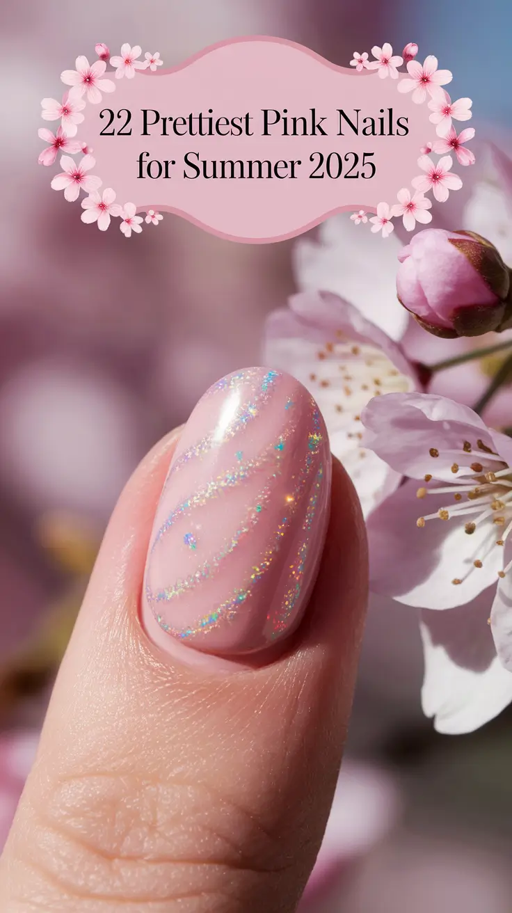 prettiest pink nails