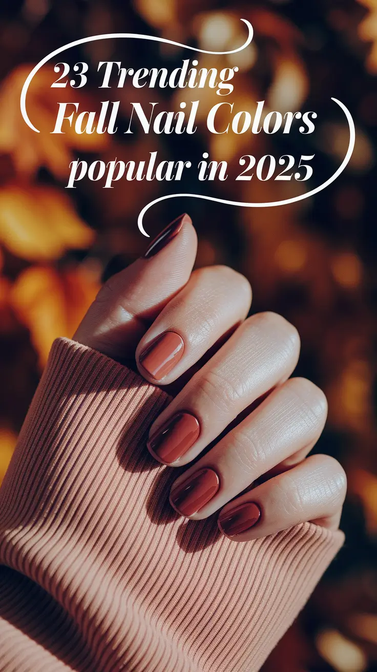 trending fall nail