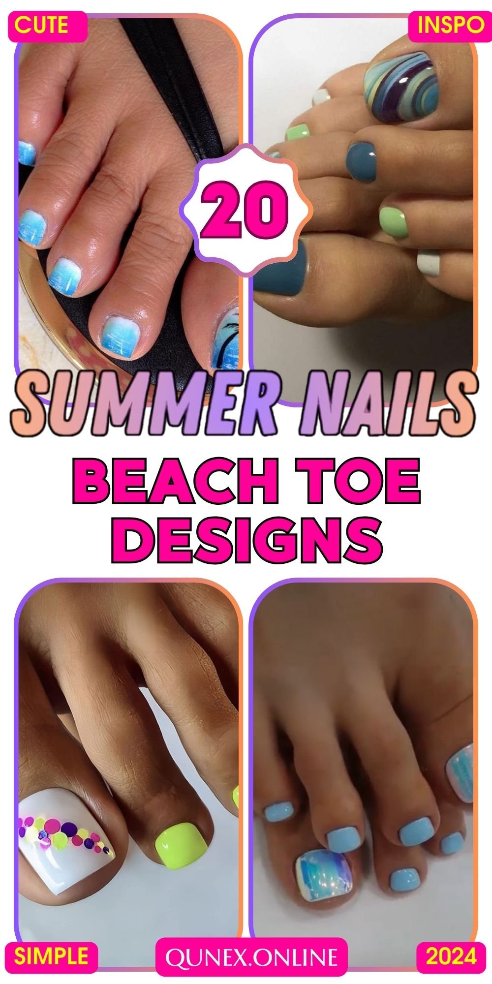 beach summer toe