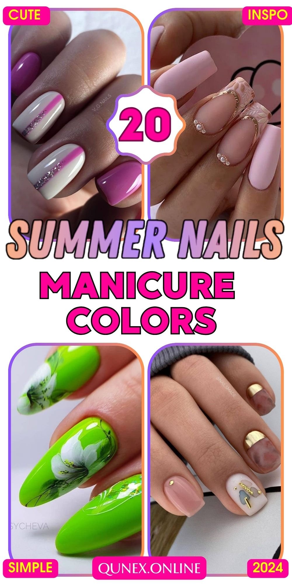 stunning summer manicure