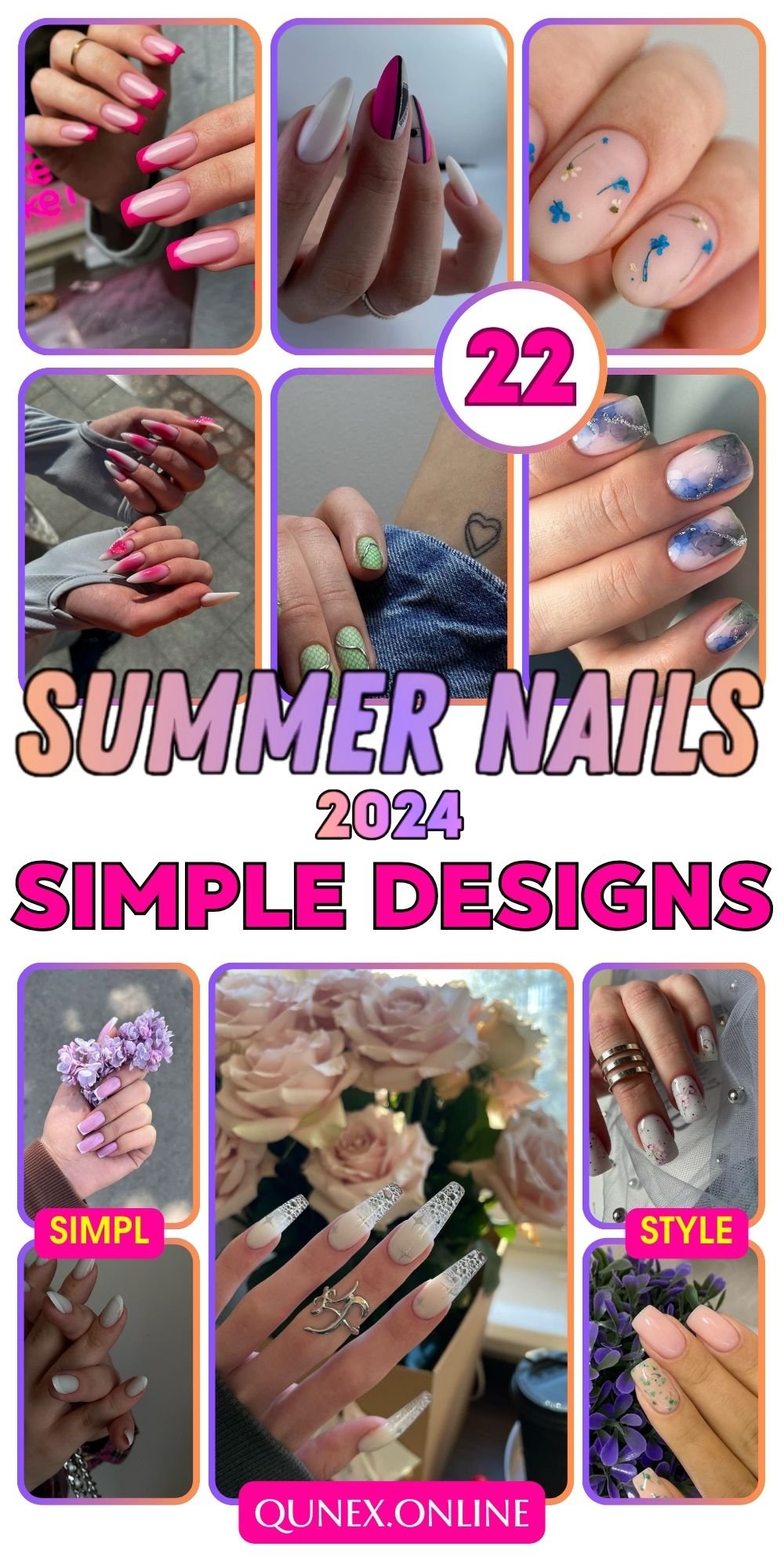 simple summer nail