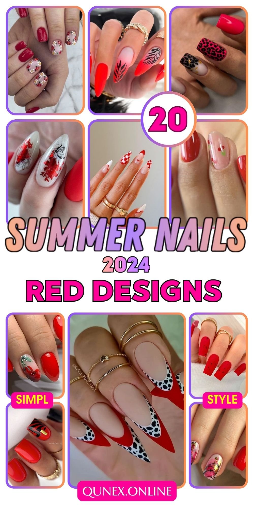 stunning red summer