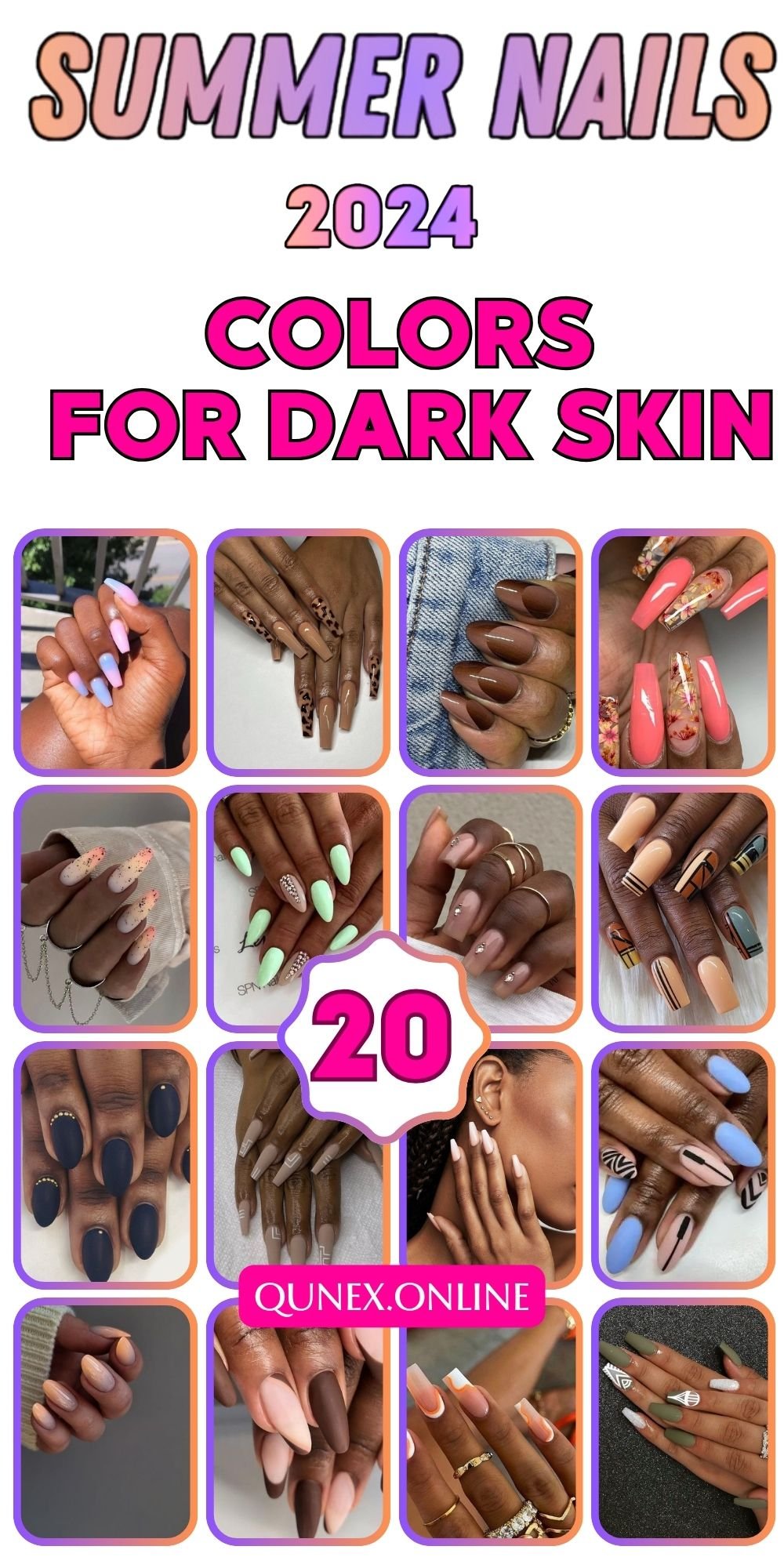 stunning summer nail