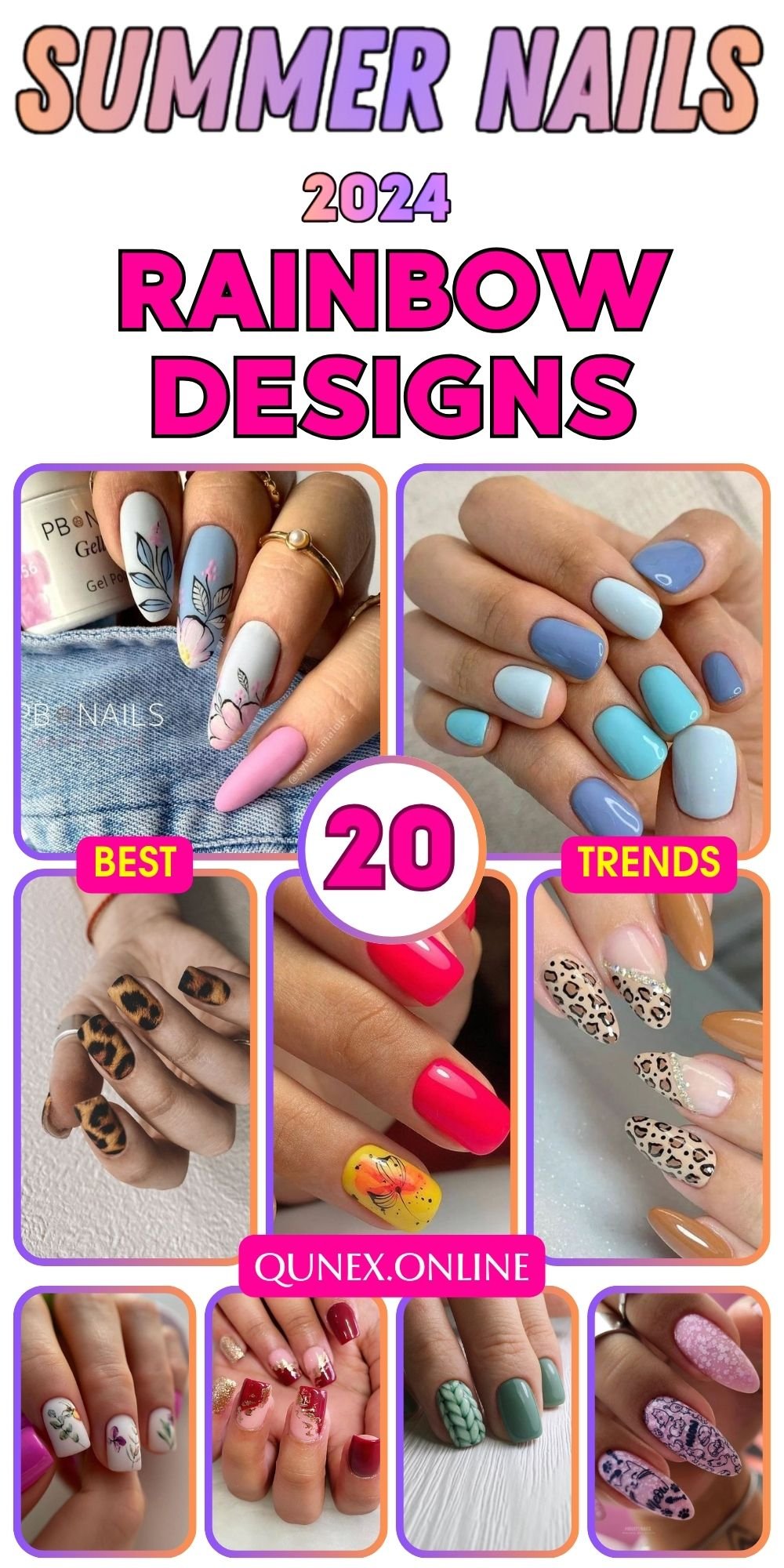 trendy summer nails