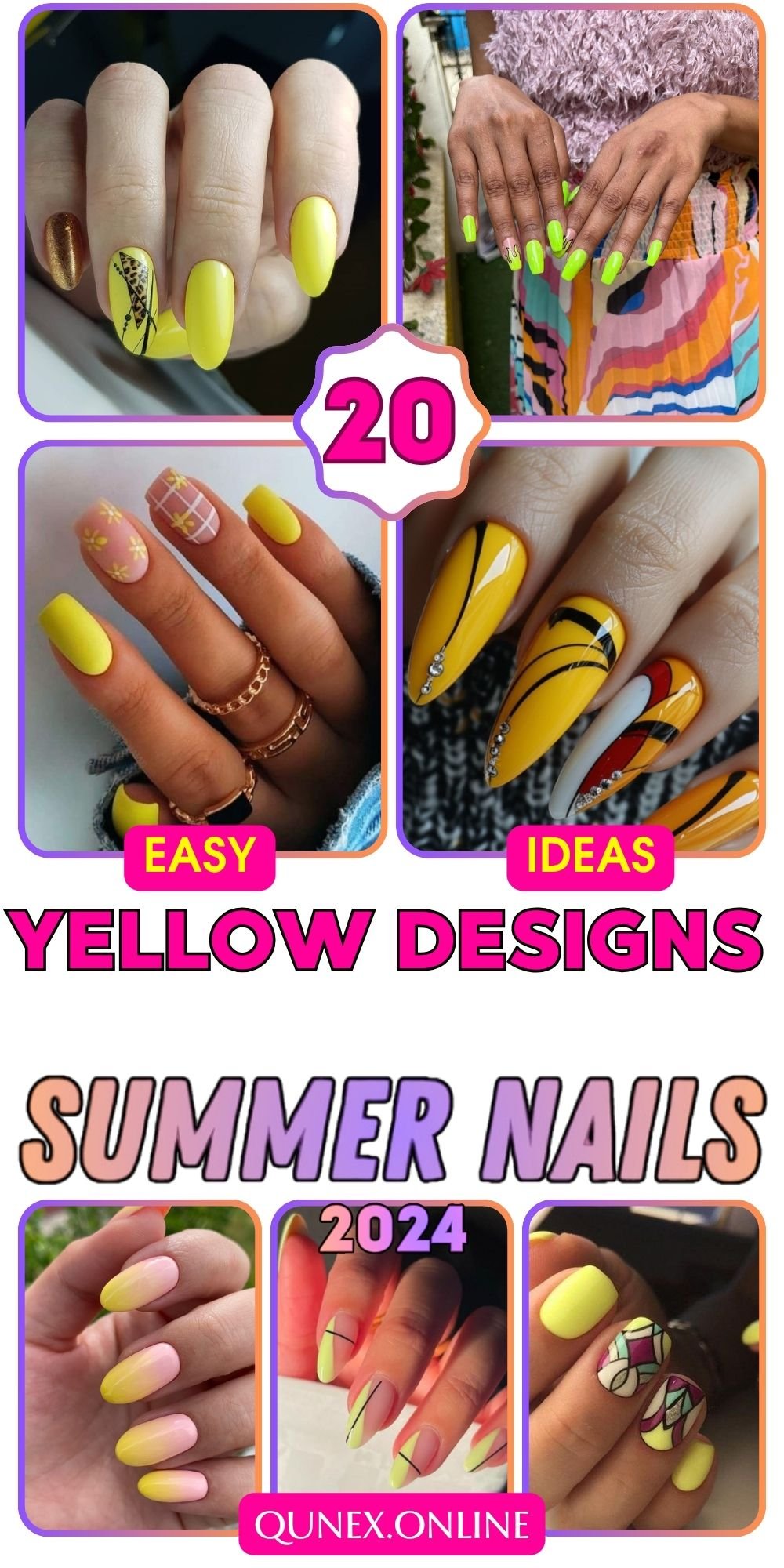 trendy summer yellow