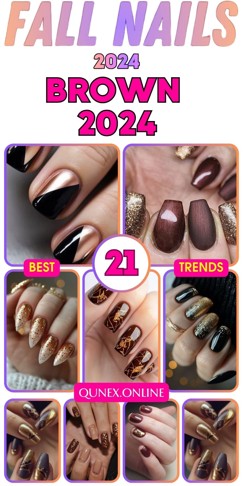 trendy fall brown