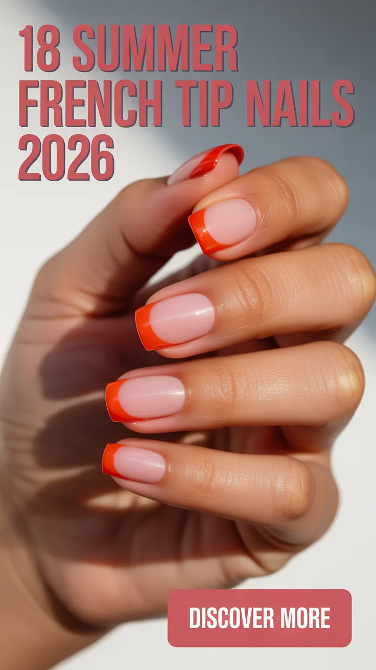 summer french tip