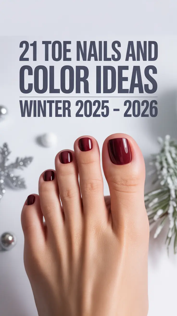 toe nails color